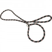 Laisse /collier nylon corde lasso - Noire 1,80m