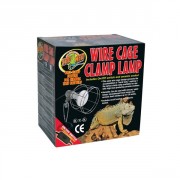 ZOOMED WIRE CAGE CLAMP LAMP (max 150w)